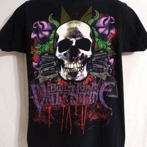 Bullet For My Valentine Skull Rock Band T-Shirt